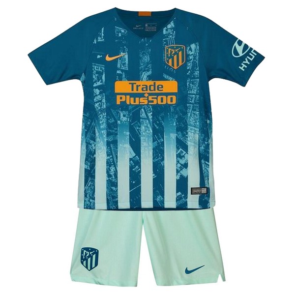 Camiseta Atletico Madrid 3ª Niño 2018-2019 Azul